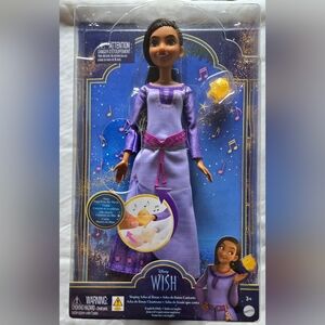 Disney's Singing Asha of Rosas" doll from the movie "Wish"